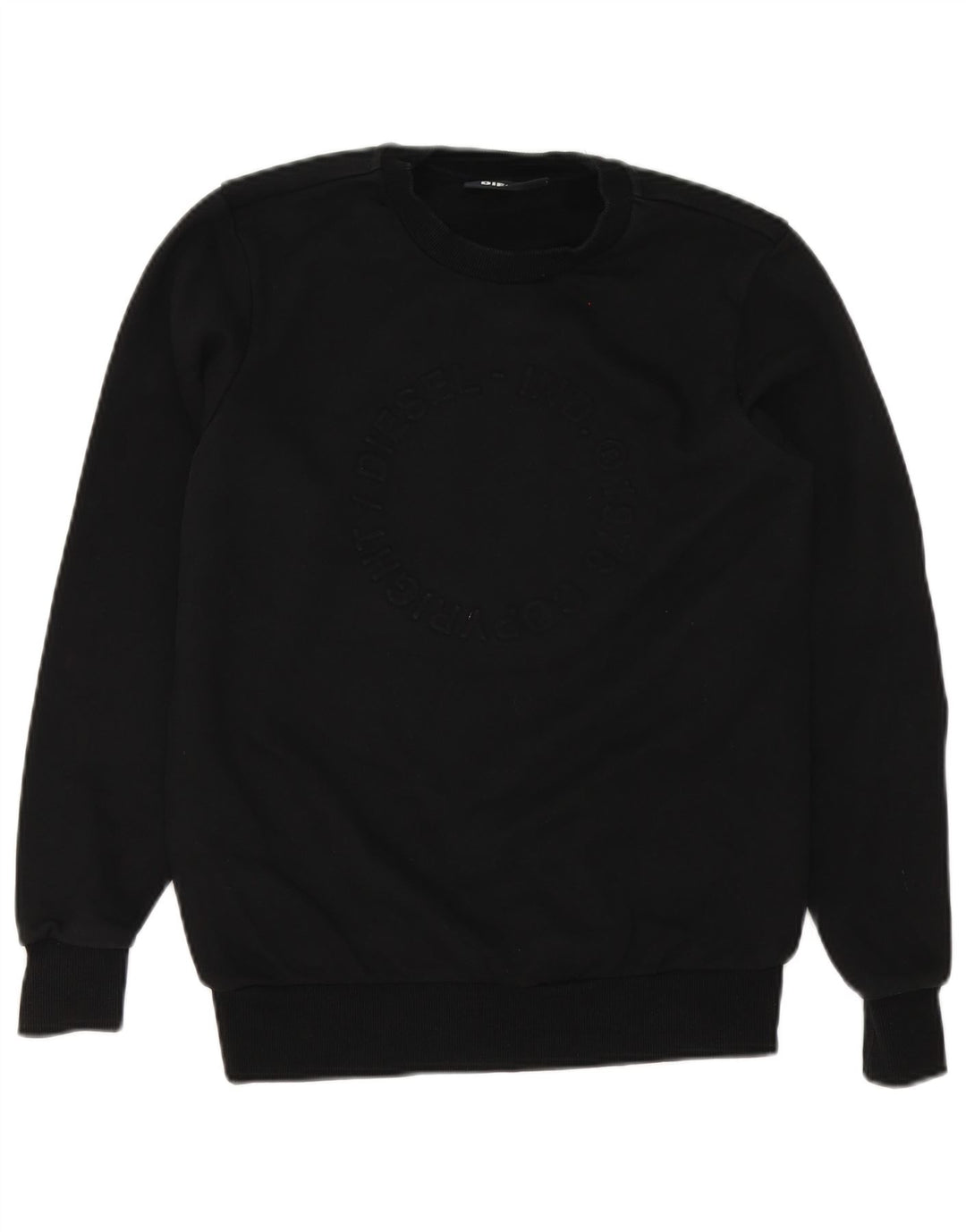 Diesel Męska Bluza Sweter XS Czarna Bawełna