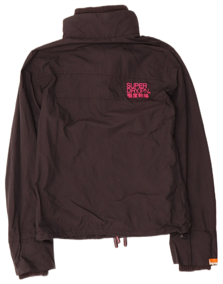 Damska wiatrówka Superdry UK 12, średnia czarna