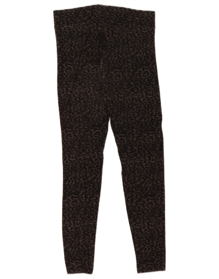 Legginsy damskie Marks & Spencer UK 8, mały, czarny nadruk zwierzęcy