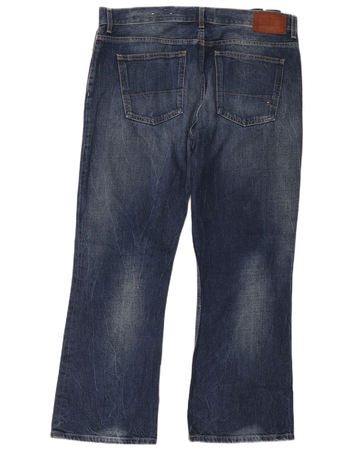 Męskie jeansy Bootcut Tommy Hilfiger W36 L30 Niebieskie bawełniane