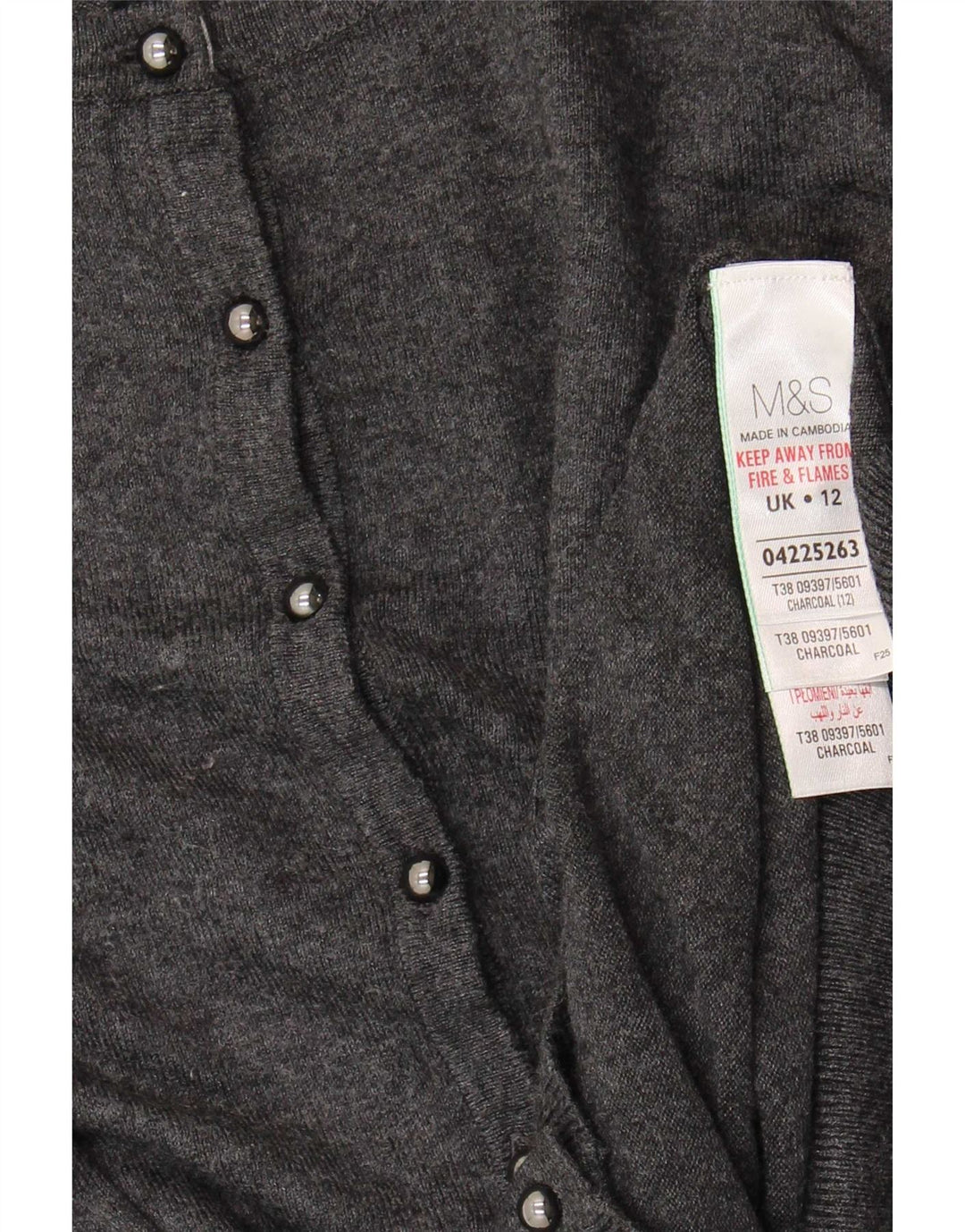 Sweter damski Marks & Spencer UK 12, średnioszary, wiskoza
