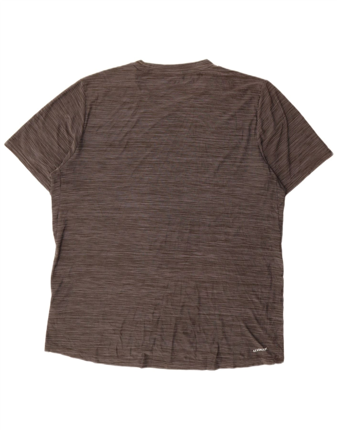 Adidas Męski T-shirt Aeroready Top, duży, szary, nakrapiany poliester