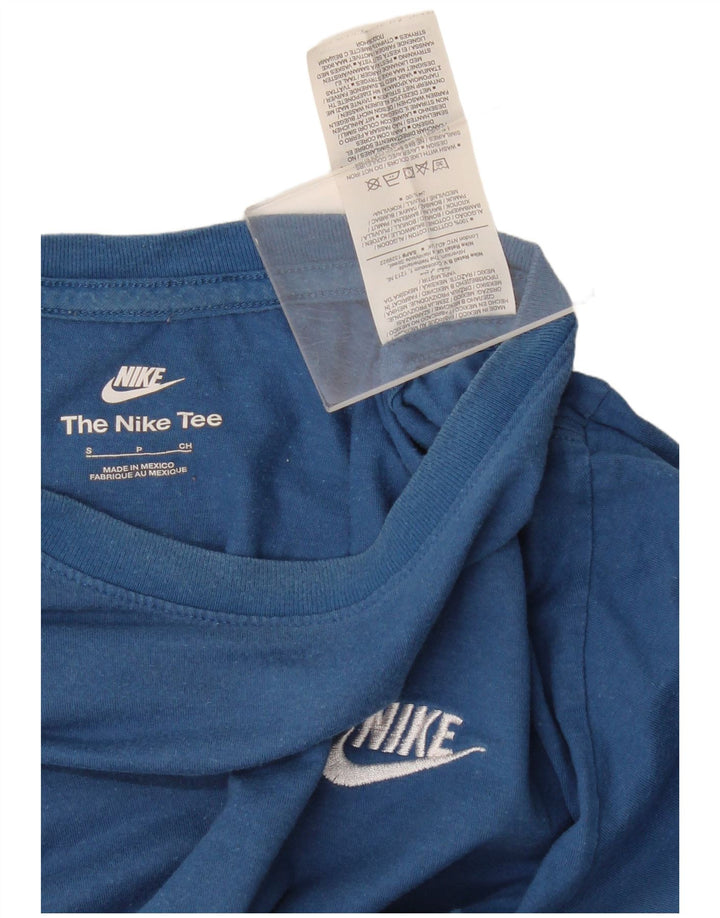 T-shirt męski Nike The Tee, mały, niebieski, bawełniany