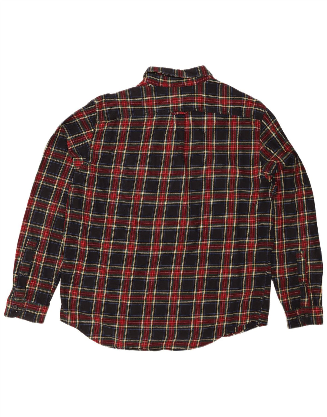 EDDIE BAUER Męska koszula flanelowa XL w wielokolorową kratę, bawełniana