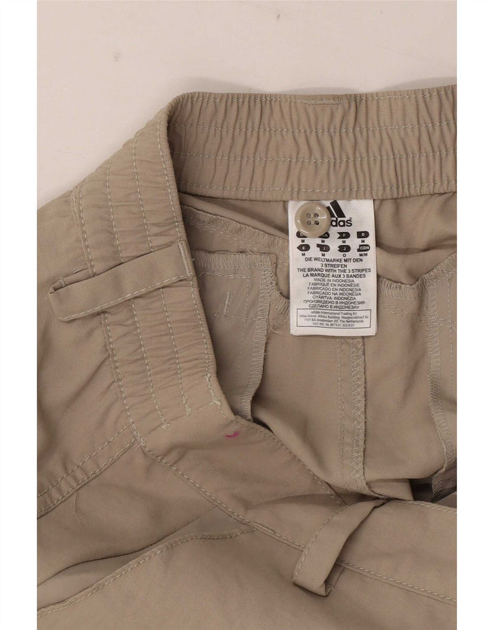 Damskie spodnie graficzne Adidas Medium W30 L30 Brązowy nylon
