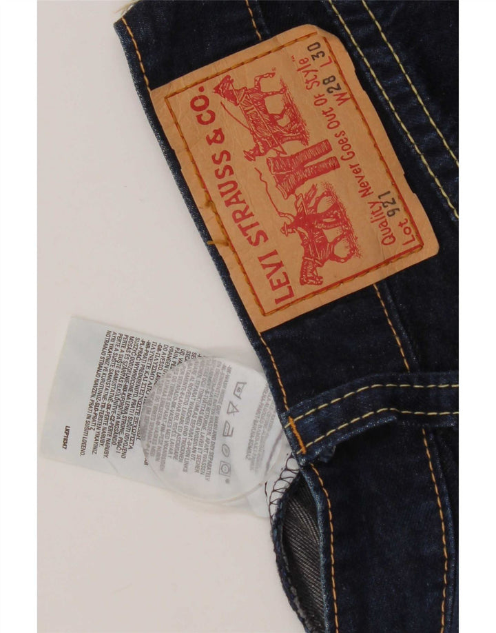Damskie jeansy Levi's 921 Bootcut W28 L30 Niebieska bawełna