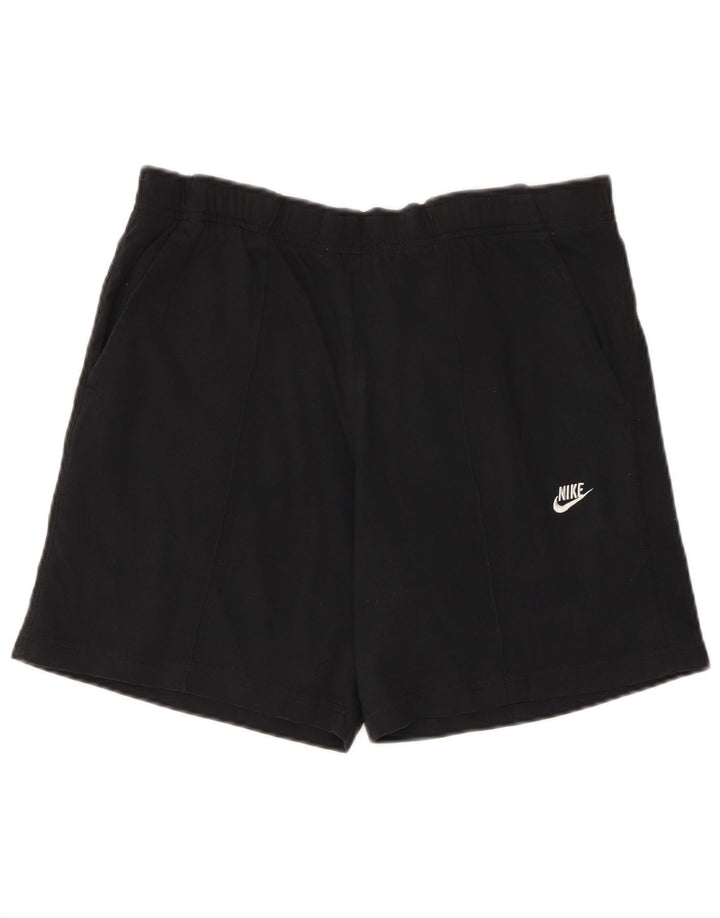 Męskie spodenki sportowe Nike, duże, czarne, bawełniane