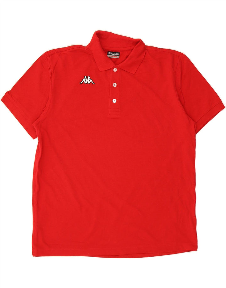 KAPPA Mens Polo Shirt XL Red Cotton Vintage Kappa and Second-Hand Kappa from Messina Hembry 