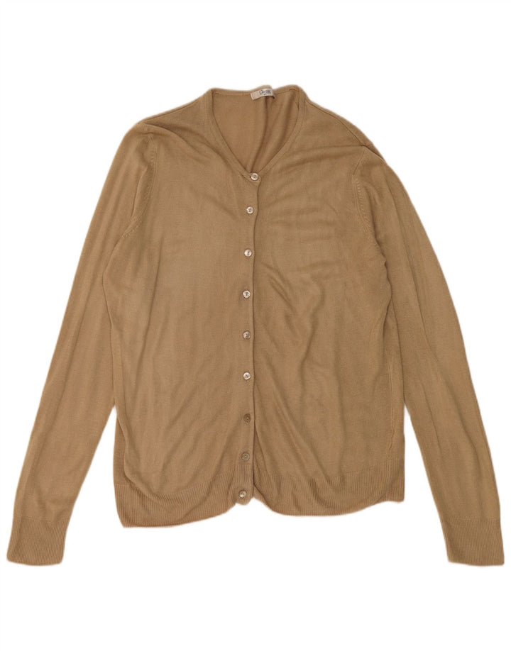 Marks & Spencer Damski sweter kardigan UK 10 Small Beżowy Akryl