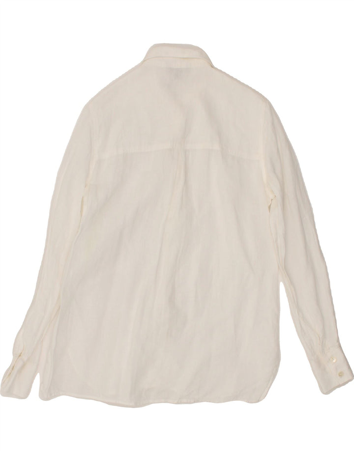 MASSIMO DUTTI Womens Shirt UK 2 XS White Vintage Massimo Dutti and Second-Hand Massimo Dutti from Messina Hembry 
