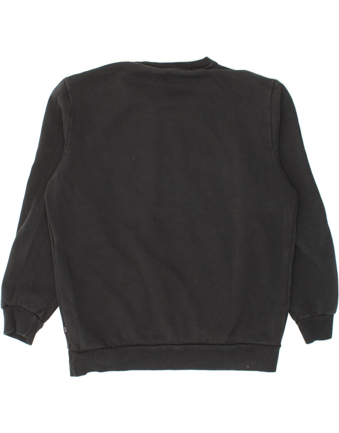 PUMA Mens Graphic Sweatshirt Jumper Medium Black Cotton Vintage Puma and Second-Hand Puma from Messina Hembry 