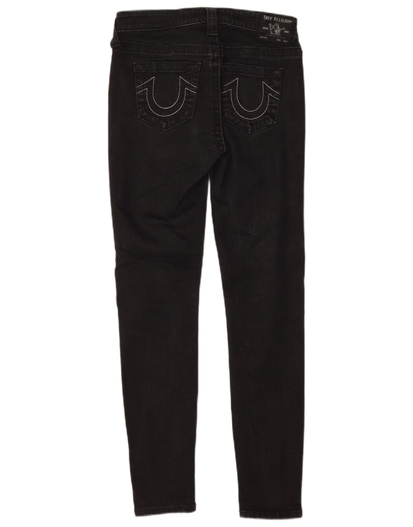 Damskie jeansy Skinny True Religion W28 L28 czarne