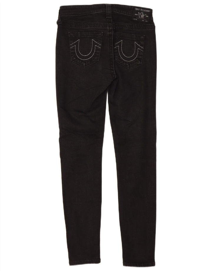Damskie jeansy Skinny True Religion W28 L28 czarne