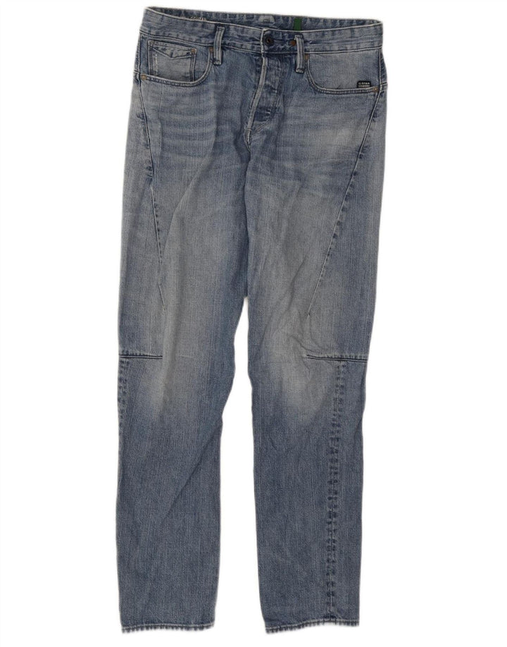 G-STAR Mens Slim Jeans W30 L32 Blue Cotton