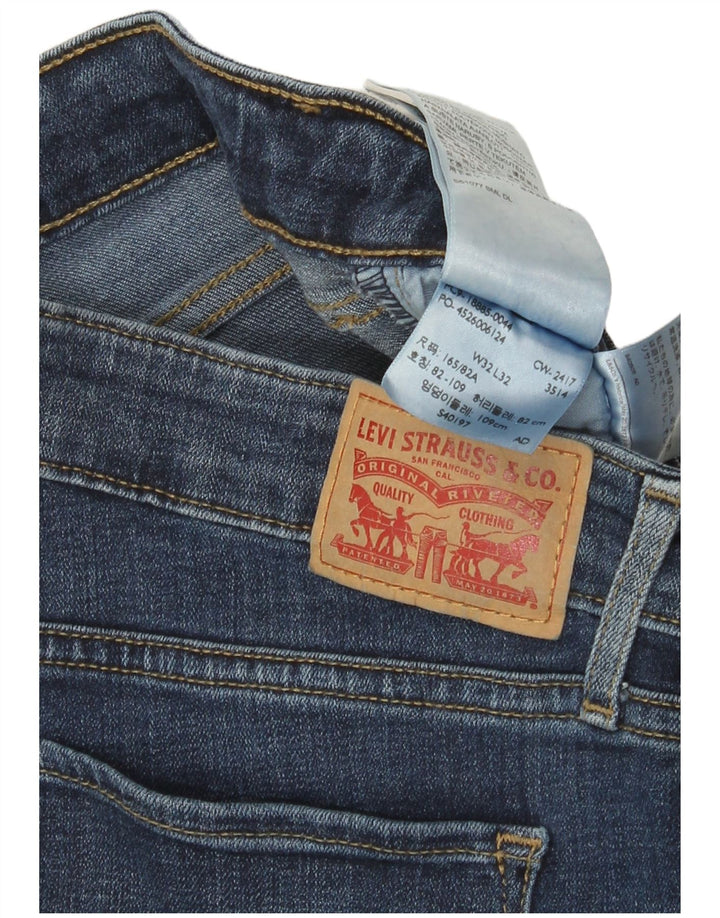 Damskie dżinsy Levi's 715 Bootcut W32 L32 Granatowa bawełna