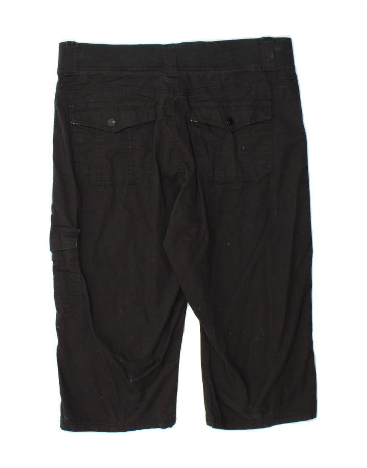 LEE Womens Easy Fit Cargo Shorts US 12 Large W34 Black Cotton Vintage Lee and Second-Hand Lee from Messina Hembry 