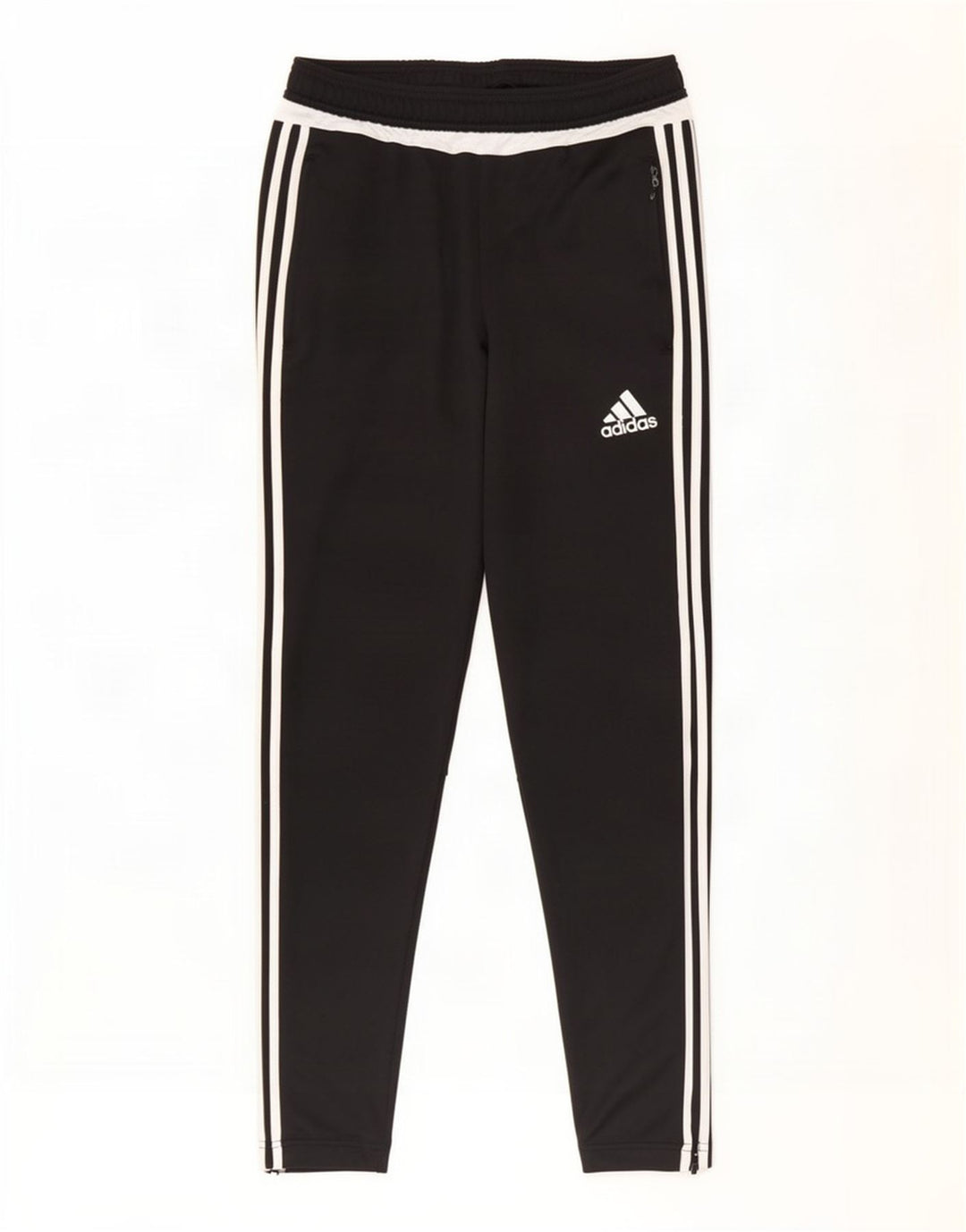 Męskie spodnie dresowe Adidas Climacool, małe, czarne, z blokami kolorów, z poliestru