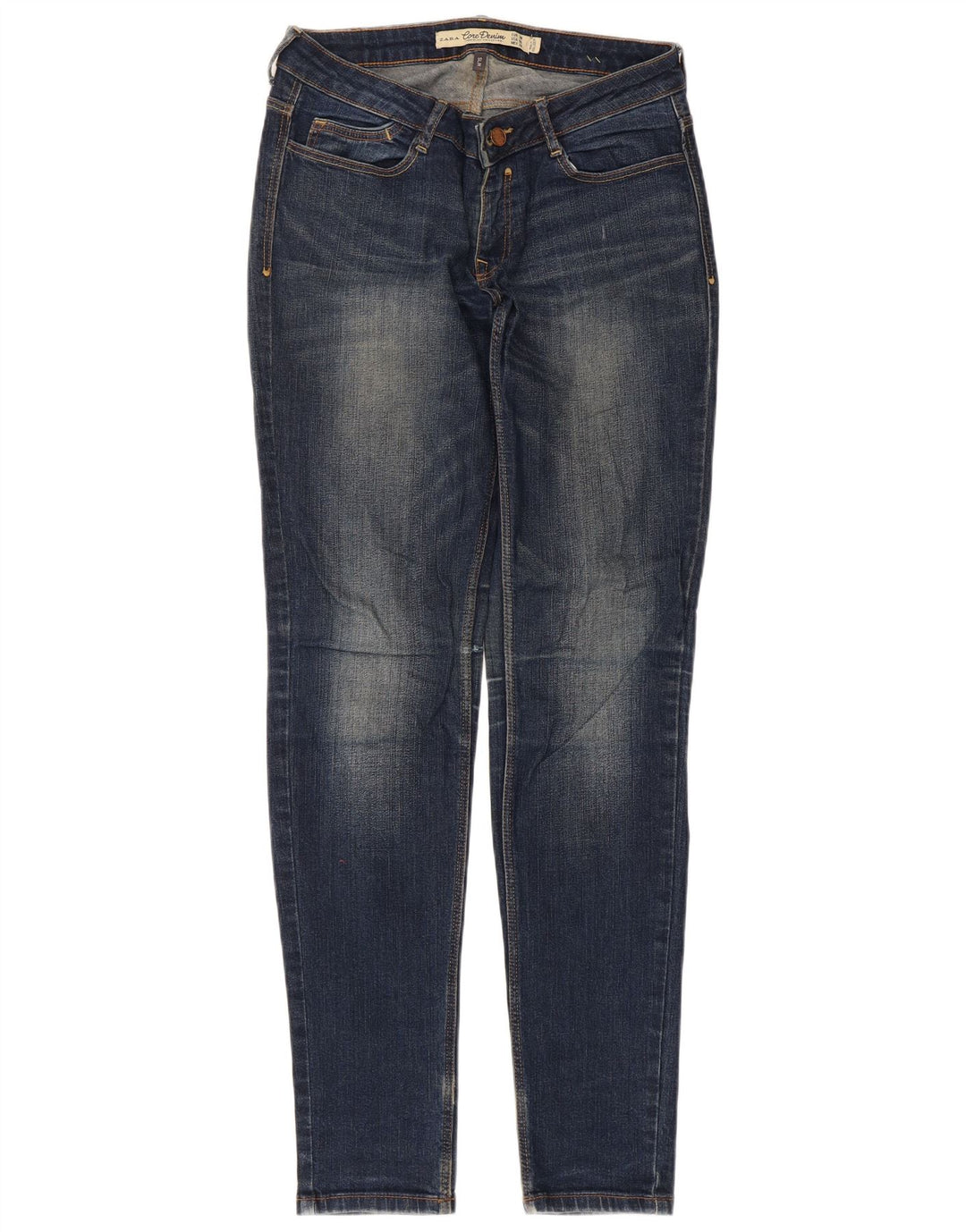 Dżinsy damskie Zara EU 38 Small W28 L32 Niebieskie bawełniane