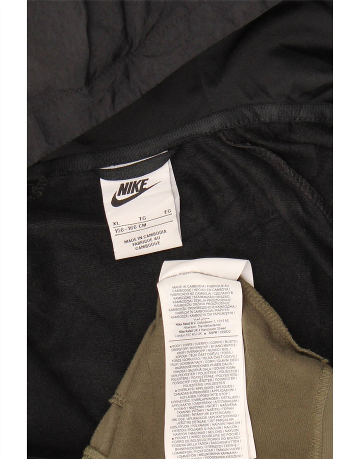 Chłopięca kurtka dresowa Nike 13-14 lat XL, zielony, kolorowy poliester
