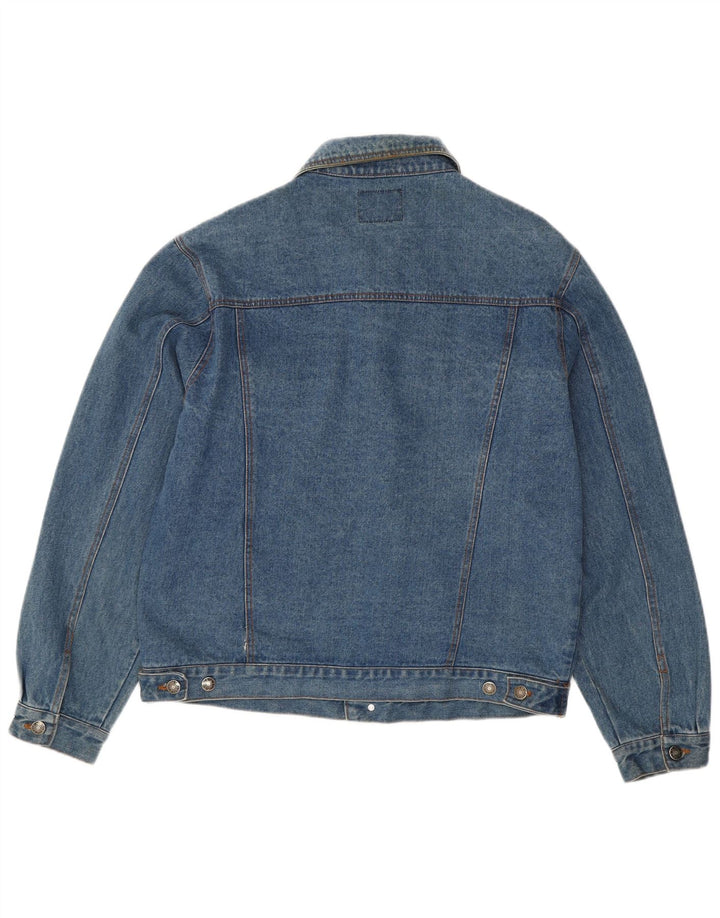 Vintage męska kurtka dżinsowa UK 42 XL niebieska bawełniana klasyczna