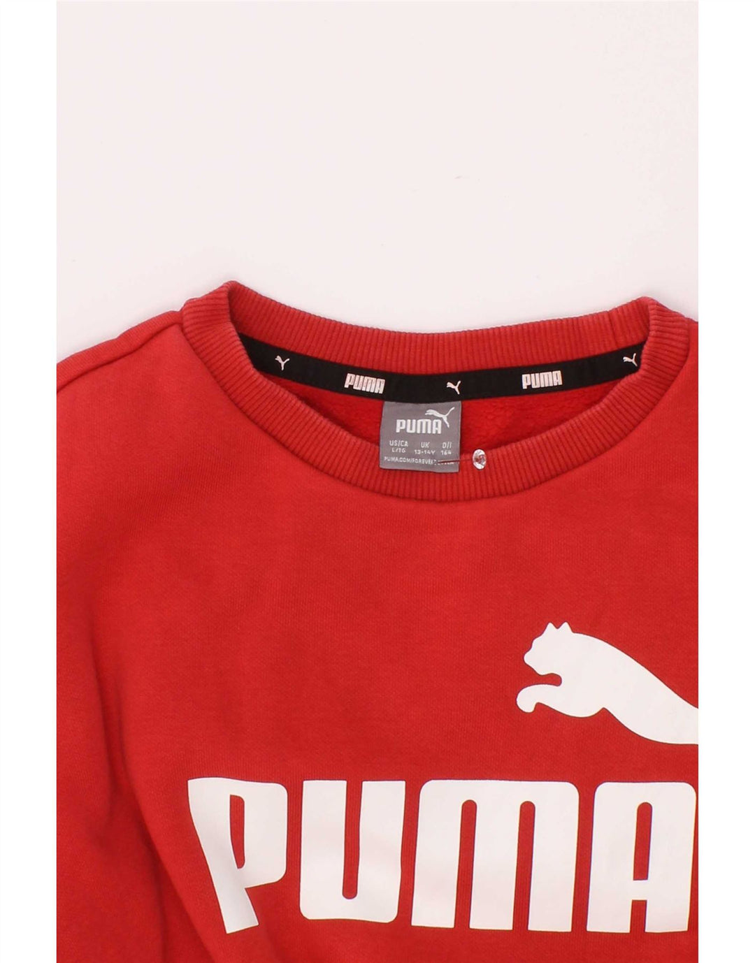 Chłopięca bluza z grafiką Puma, 13-14 lat, czerwona