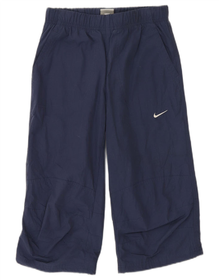 Chłopięce spodnie dresowe NIKE Capri 10-11 lat, średnie, granatowe