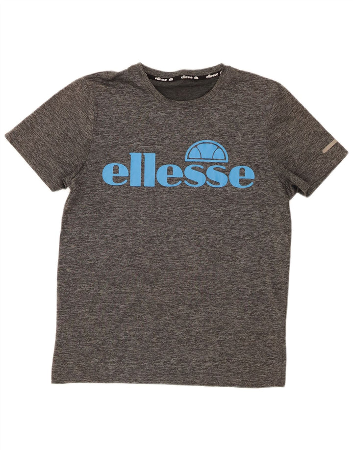 Damska koszulka z grafiką Ellesse Top UK 14 Średni szary poliester