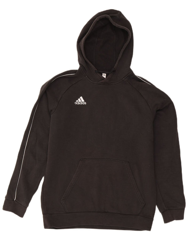 Adidas Męski sweter z kapturem, duży, czarny, bawełniany