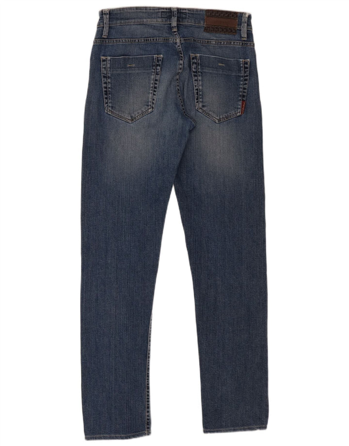 SIVIGLIA Damskie jeansy slim W31 L30 Niebieskie bawełniane
