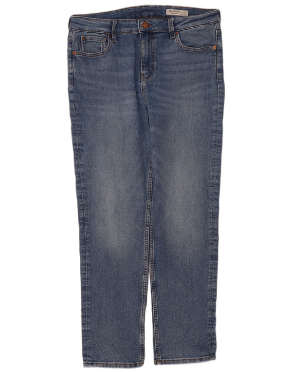 Marks & Spencer Damskie The Sienna Straight Jeans UK 14 Large W34 L28 Niebieski