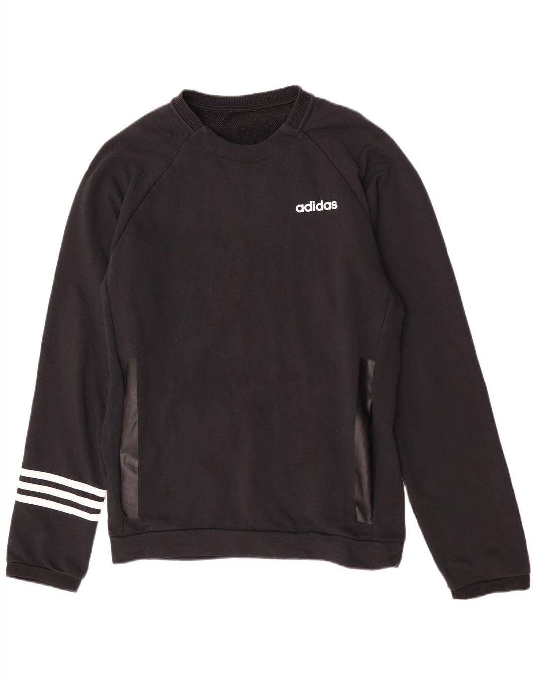 Bluza męska Adidas o regularnym kroju, średnia czarna bawełniana