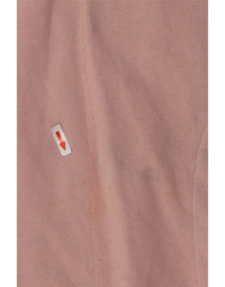 Damski sweter oversize z kapturem Joules UK 10, mały, różowy, bawełniany