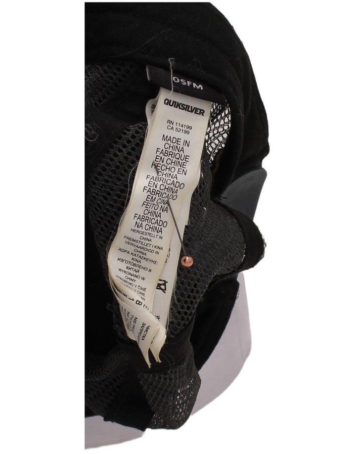 QUIKSILVER Mens Graphic Trucker Cap One Size Black Floral Polyester