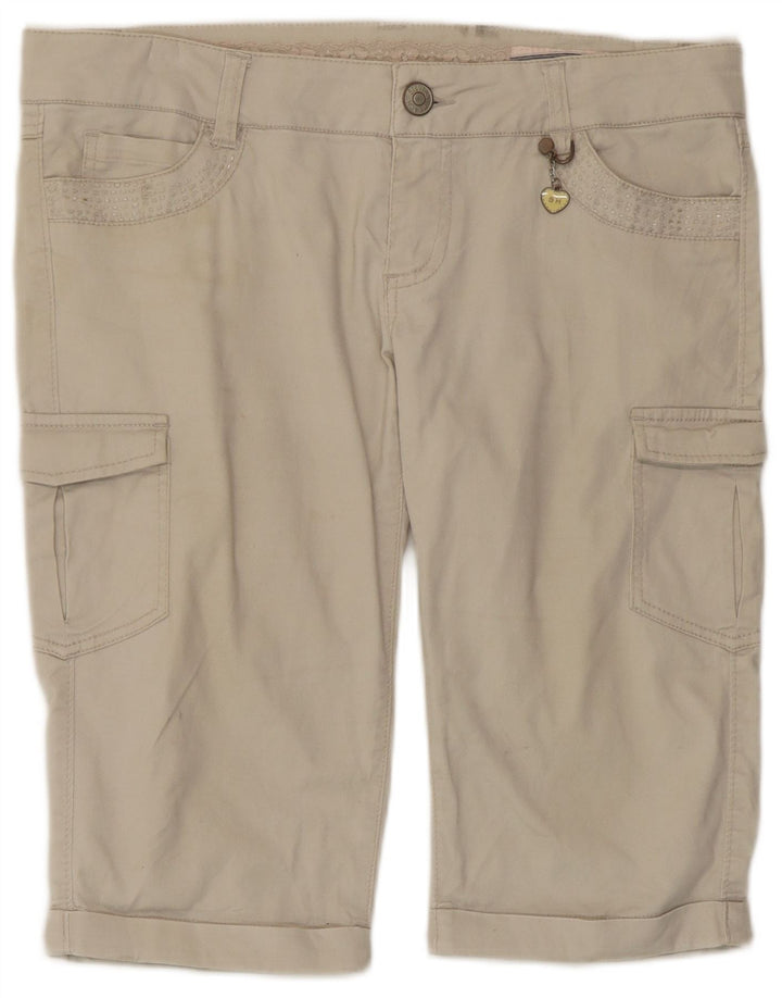 Damskie spodenki cargo Silvian Heach IT 46 Large W34 beżowe