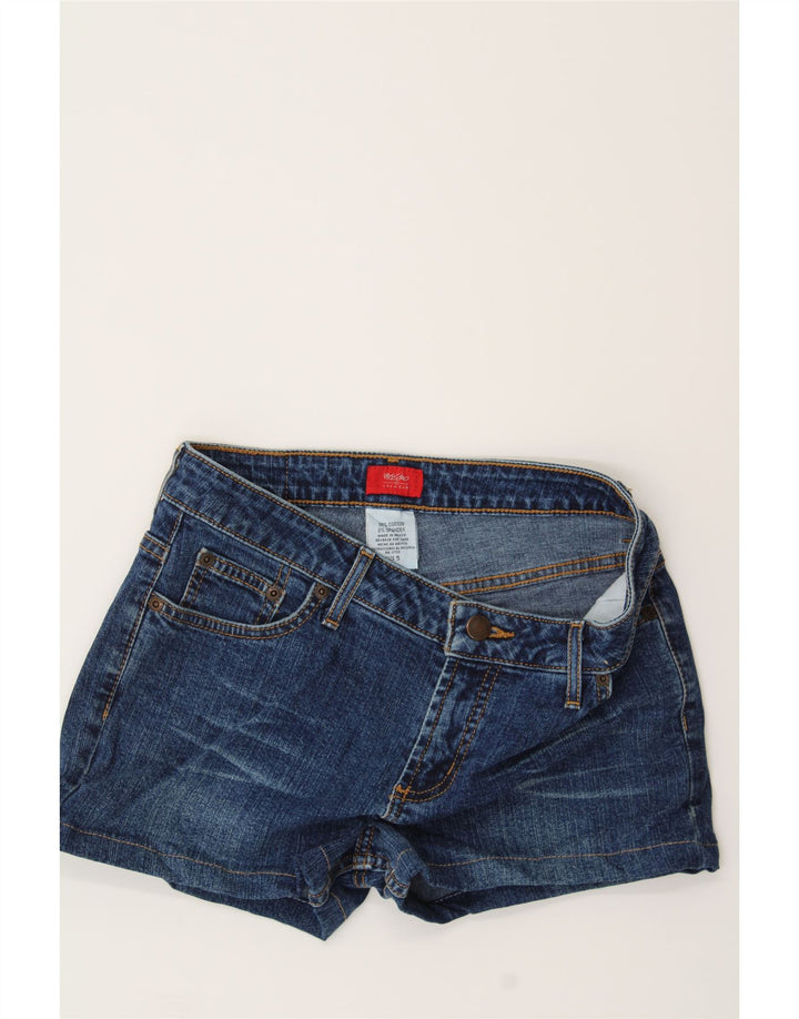 MOSSIMO Womens Denim Shorts US 5 Small W30  Navy Blue Cotton Vintage Mossimo and Second-Hand Mossimo from Messina Hembry 