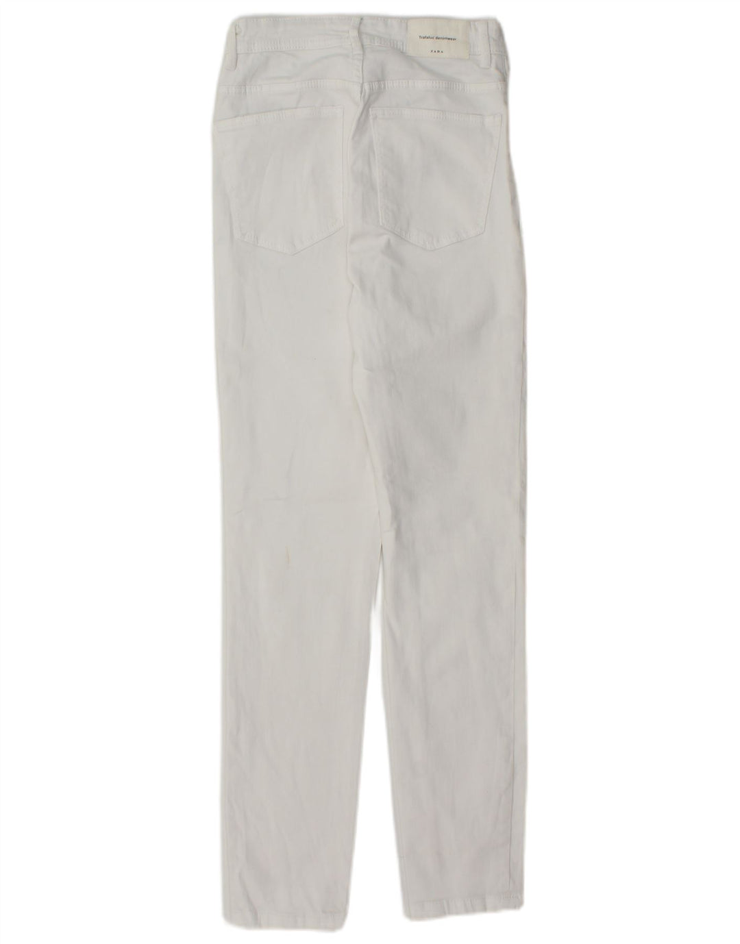 Damskie jeansy slim fit ZARA EU 34 2XS W24 L27 Białe