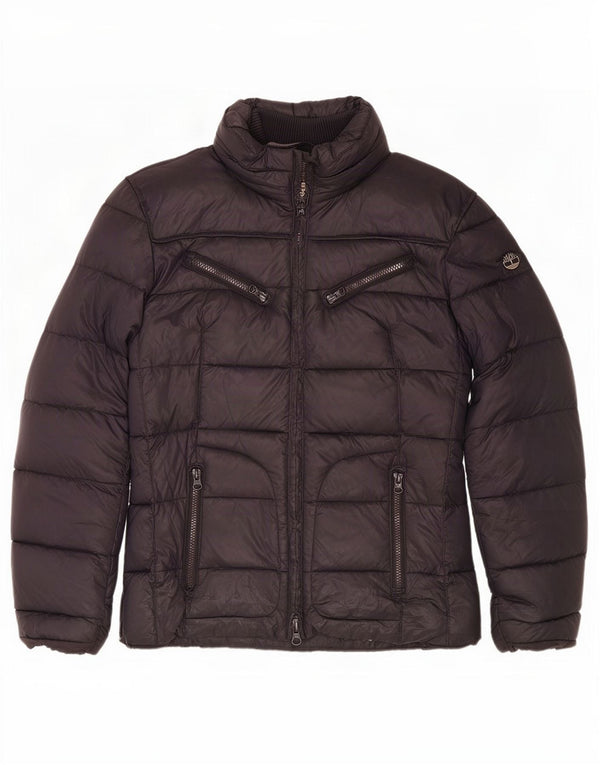 Timberland Womens Padded Jacket UK 16 Large Navy Blue Nylon