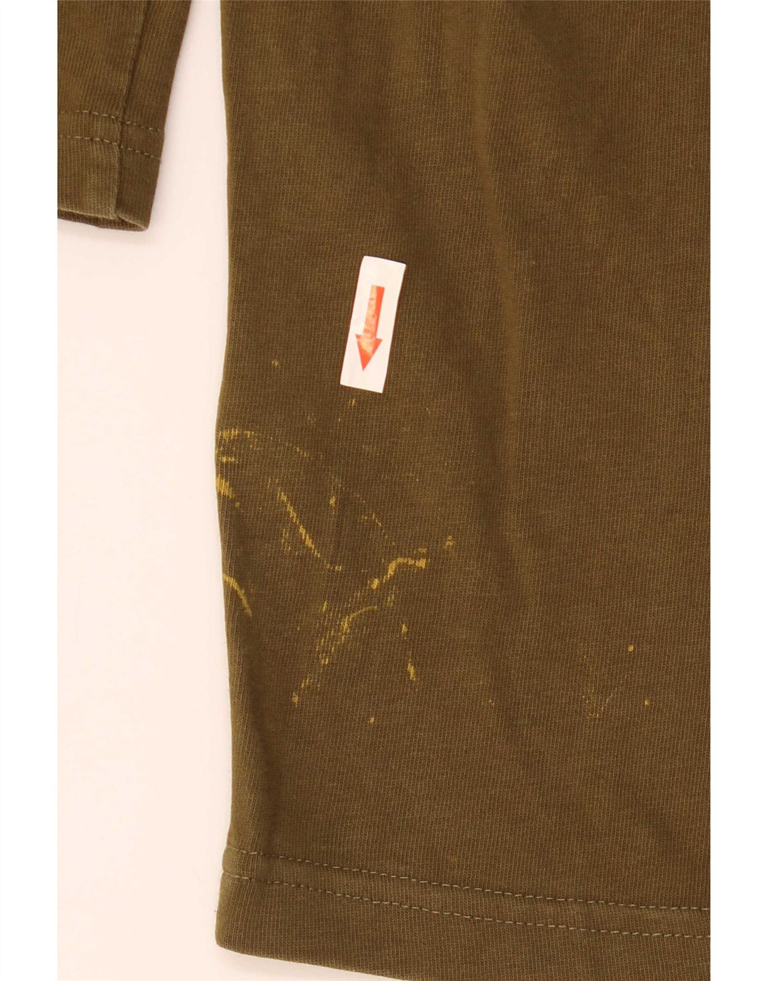 Męska koszulka Puma z długim rękawem, średnia, bawełniana khaki