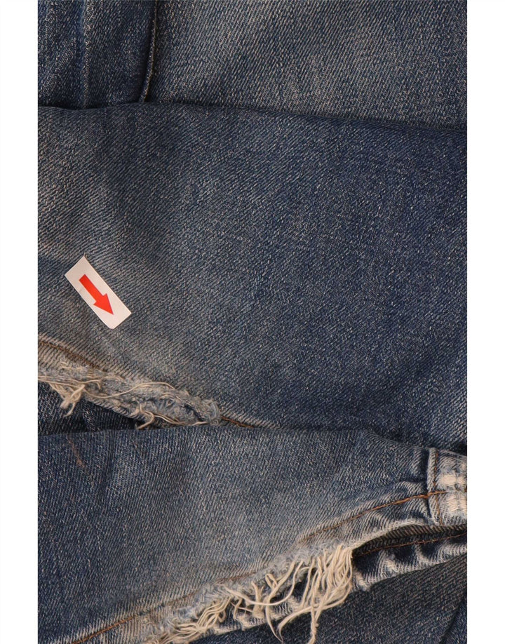 Męskie jeansy Levi's 507 Bootcut W31 L34 Niebieska bawełna