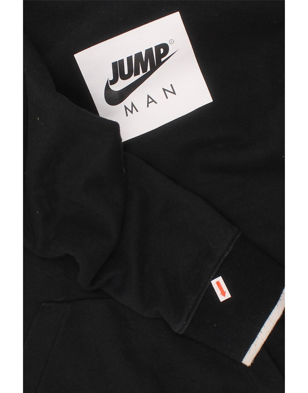 Chłopięcy sweter z kapturem JORDAN z grafiką, duży, 12-13 lat, czarny, bawełniany