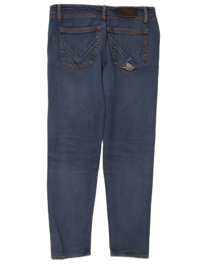 Damskie jeansy slim Roy Rogers W30 L28 Niebieskie bawełniane