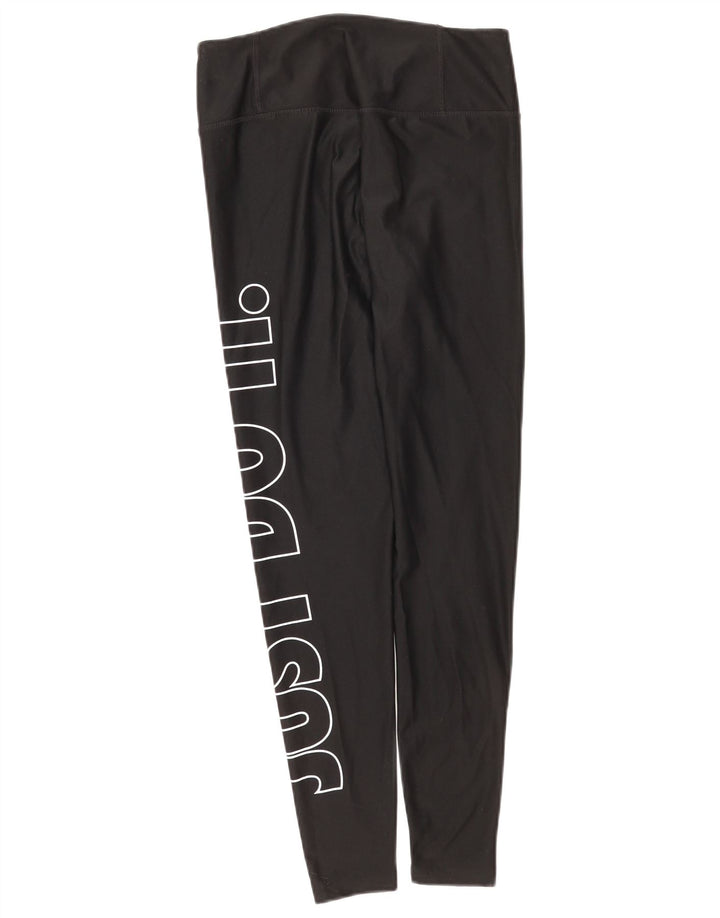 Damskie legginsy Nike Dri Fit Graphic UK 8, małe, czarne, poliestrowe