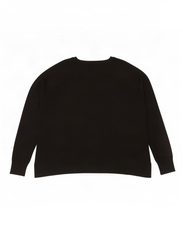 Sweter damski Zara Crop Oversize z dekoltem w łódkę UK 10 Small Black