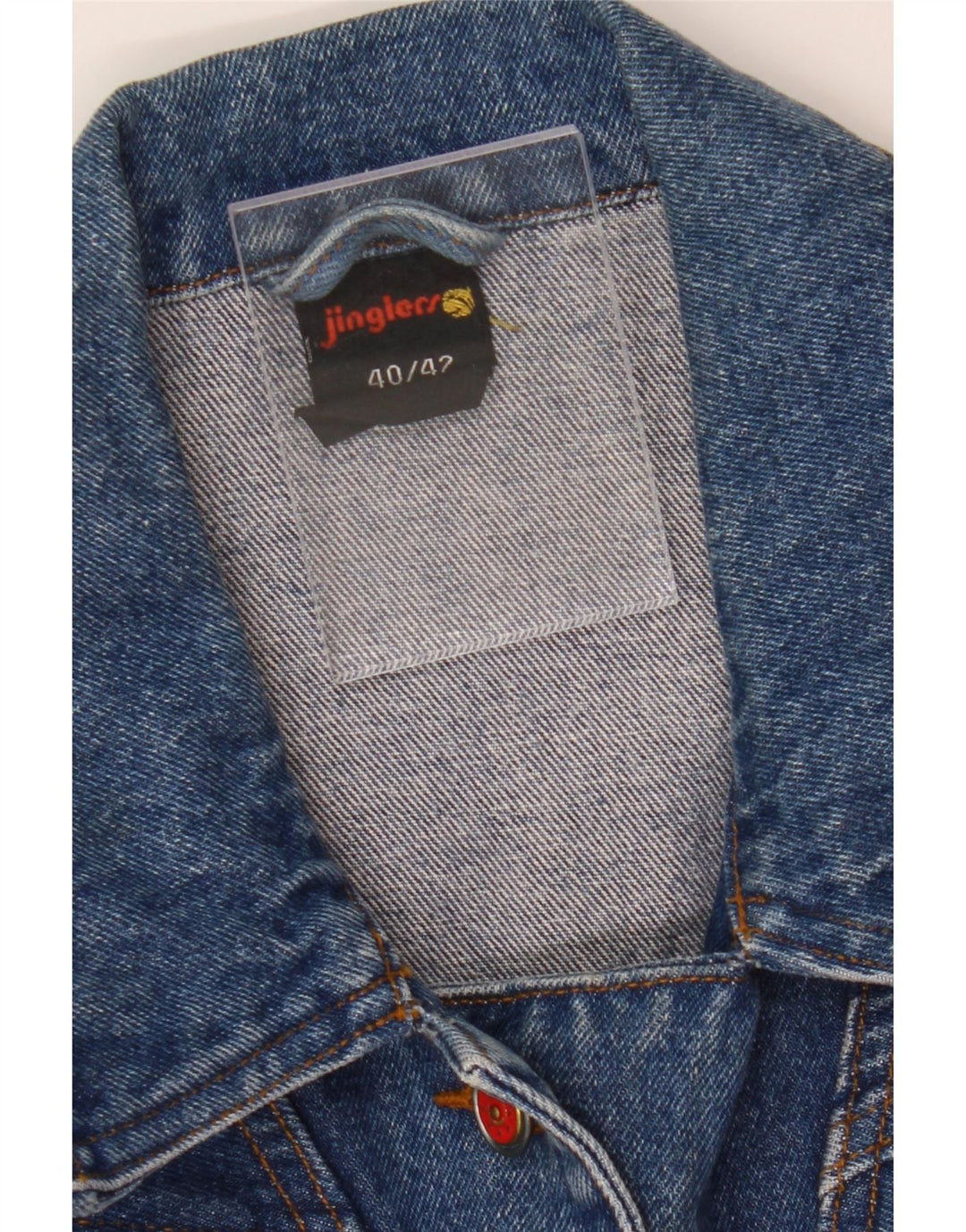 JINGLERS Womens Denim Jacket IT 40/42 Small Blue Cotton Vintage Jinglers and Second-Hand Jinglers from Messina Hembry 