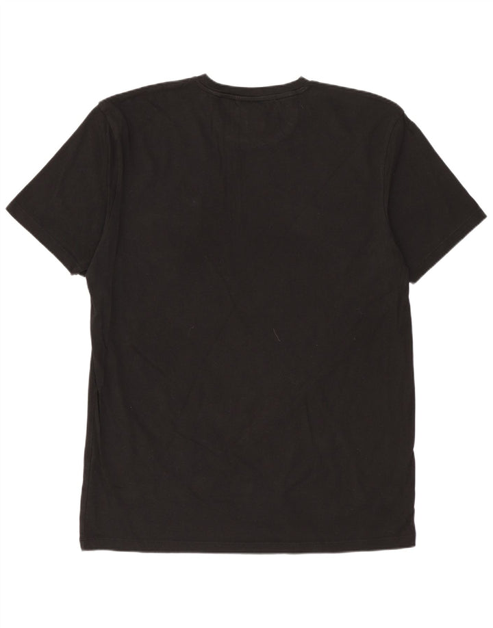 Męski T-shirt ZARA Slim Fit Top XL, czarny