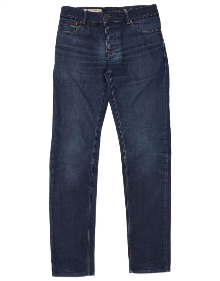 Harmont & Blaine Męskie jeansy slim W34 L32 Niebieskie bawełniane