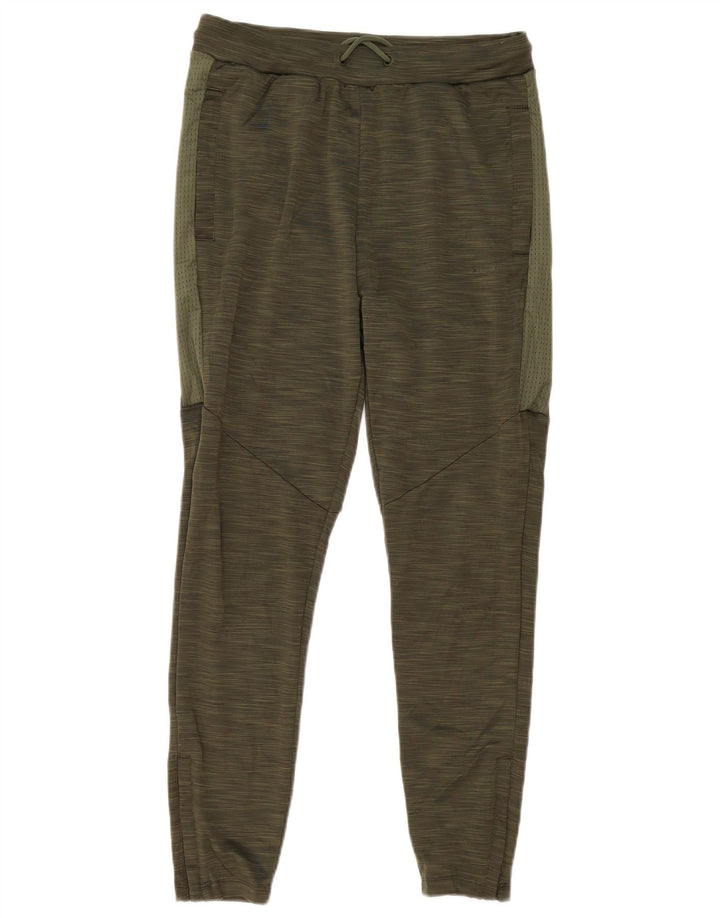 Męskie spodnie dresowe Superdry, mały poliester w kolorze khaki