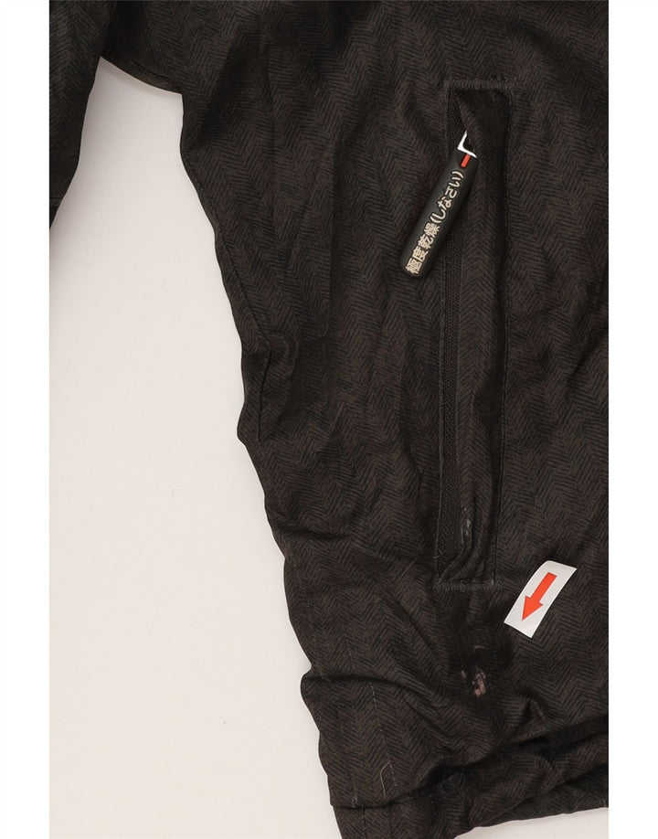 SUPERDRY Męska kurtka wiatrówka z kapturem UK 36 Small Grey Jodełka