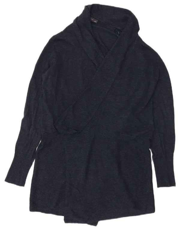 Sweter damski Marks & Spencer Longline Open Cardigan UK 16, duży, granatowy