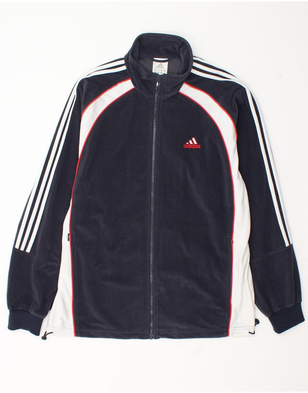 Adidas Męska bluza dresowa Top Jacket UK 40/42 Średni granatowy kolor blokowy